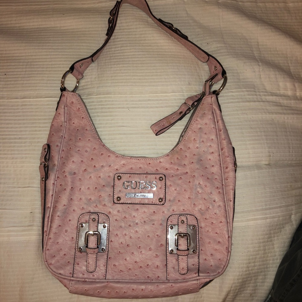 Vintage pink Guess purse